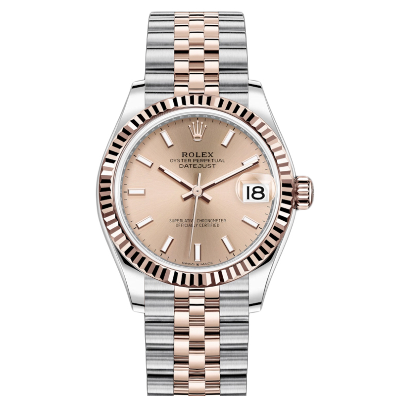 Rolex Datejust 278271 Montre automatique en acier or rose pour femme 31 mm