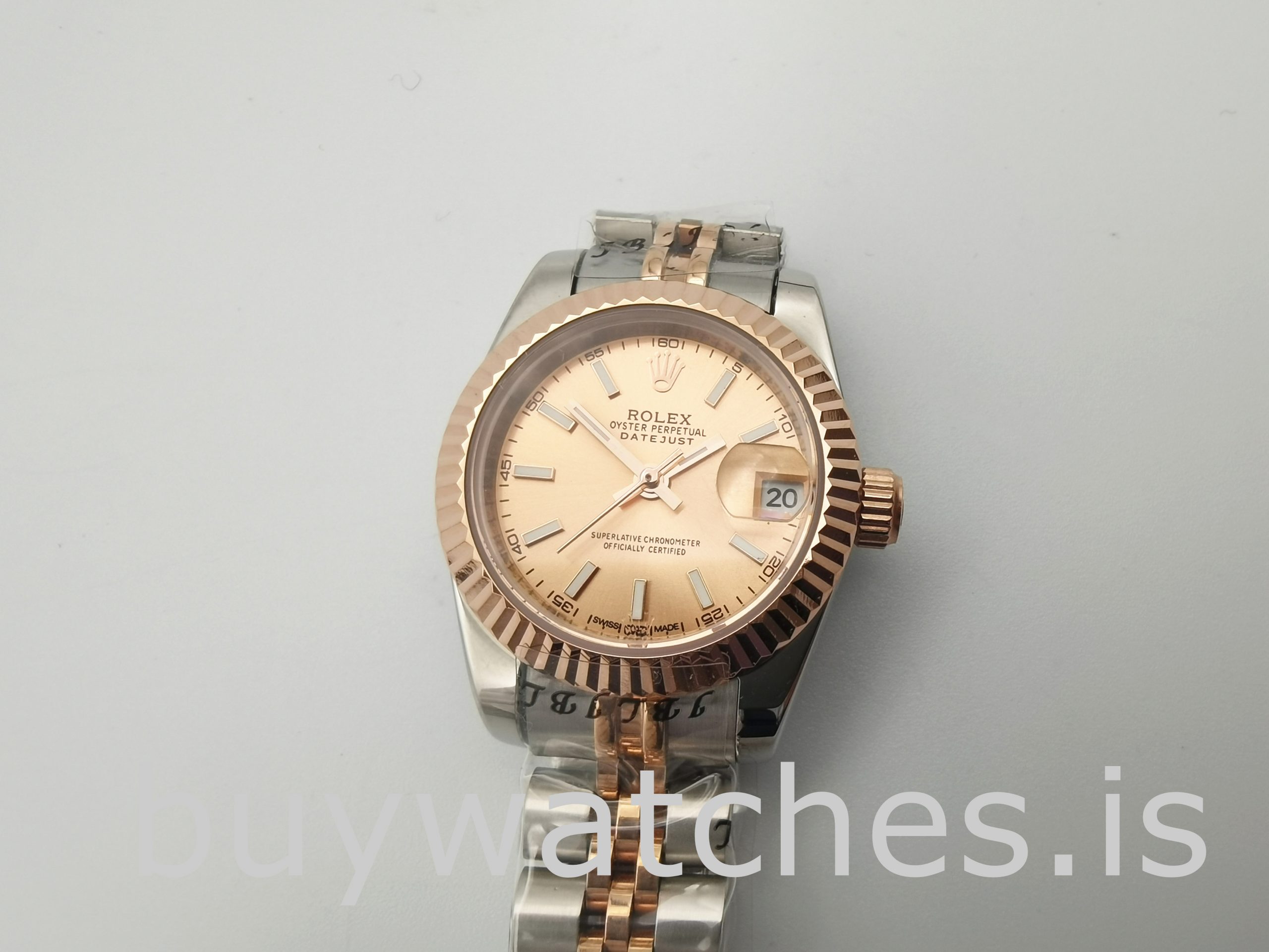 Rolex Datejust 278271 Montre automatique en acier or rose pour femme 31 mm