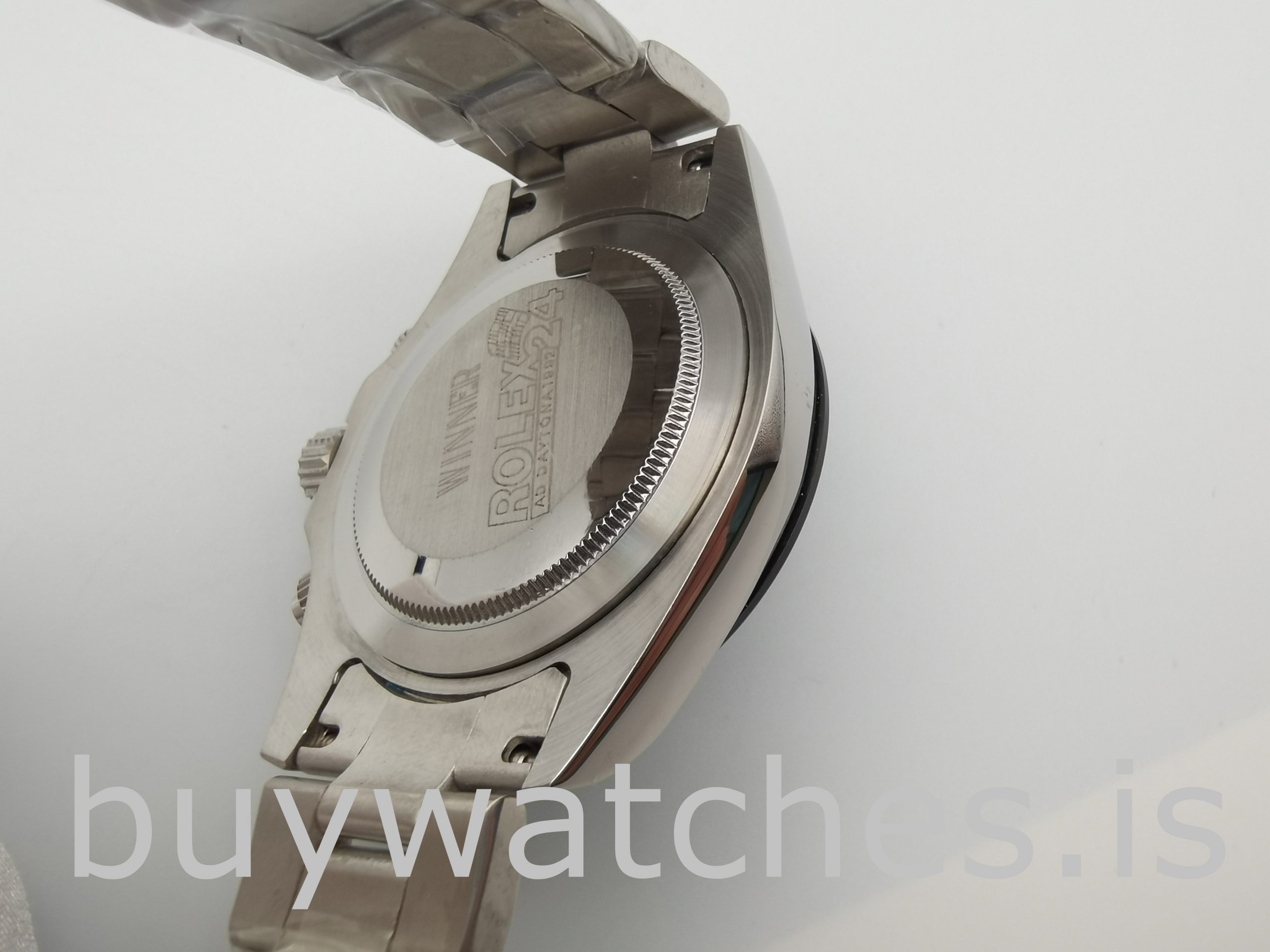 Rolex Daytona 116500 Montre automatique 4130 pour homme à cadran blanc 40 mm