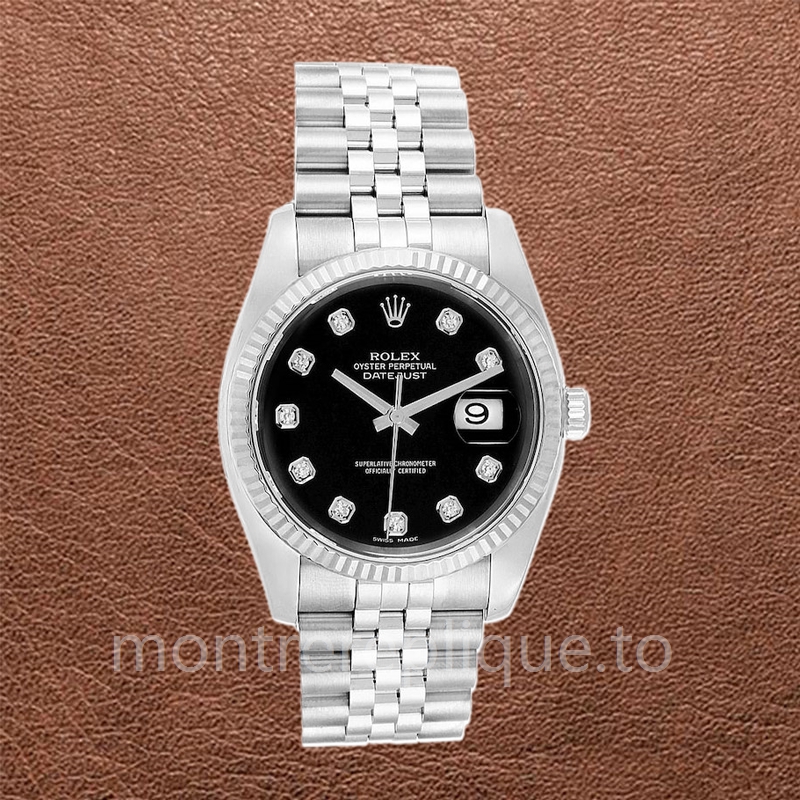 Rolex Datejust 116234BKDJ Pour des hommes Automatique 36mm Bracelet - Image 2