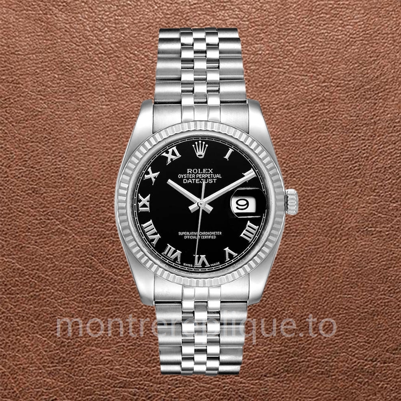 Rolex Datejust Pour des hommes 116234BKRJ Automatique Bracelet Argenté - Image 2