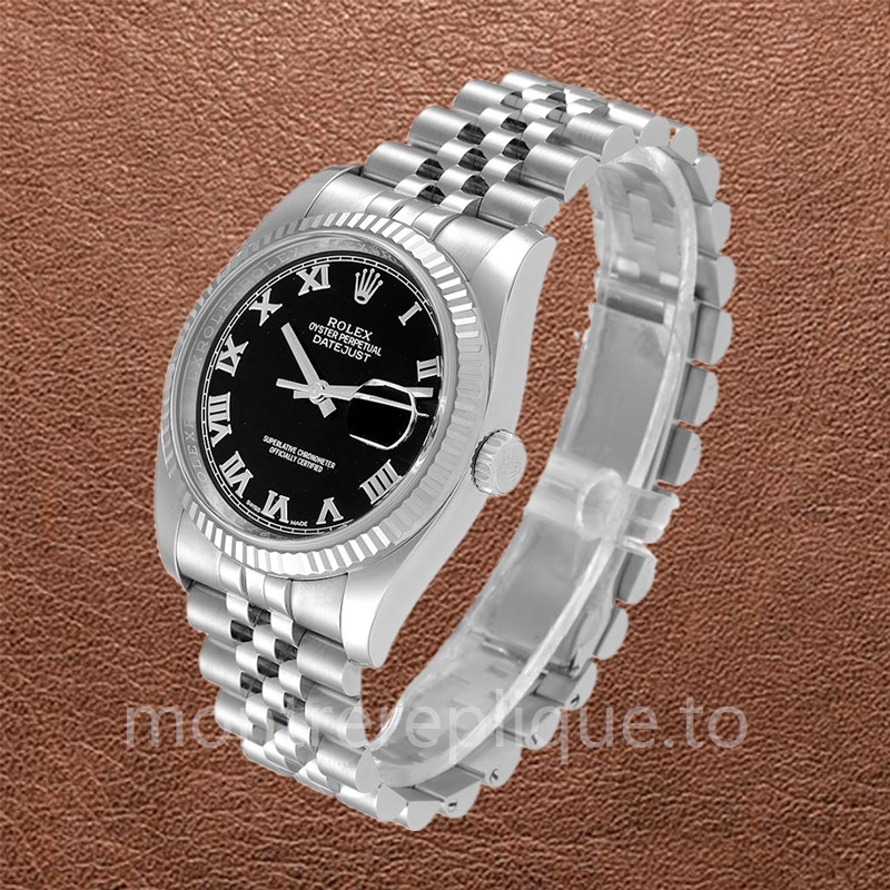 Rolex Datejust Pour des hommes 116234BKRJ Automatique Bracelet Argenté - Image 3