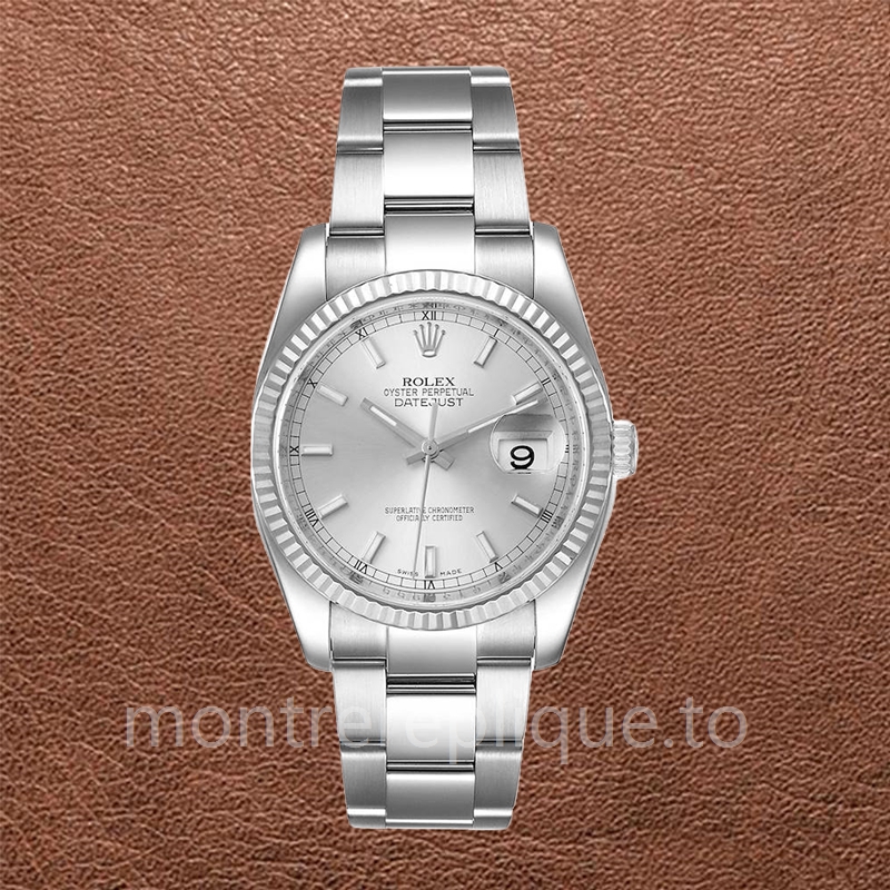 Rolex Datejust 116234SSO Pour des hommes Automatique Oysterlock Cadran Argent - Image 2
