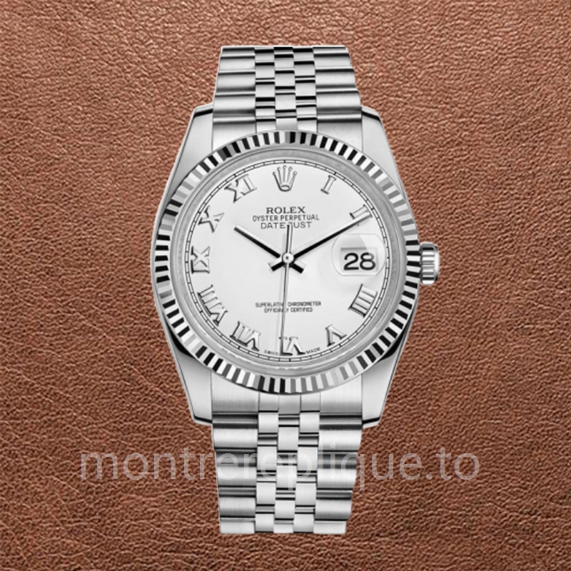Rolex Datejust 116234WRJ Pour des hommes Cadran Blanc Automatique 36mm - Image 2