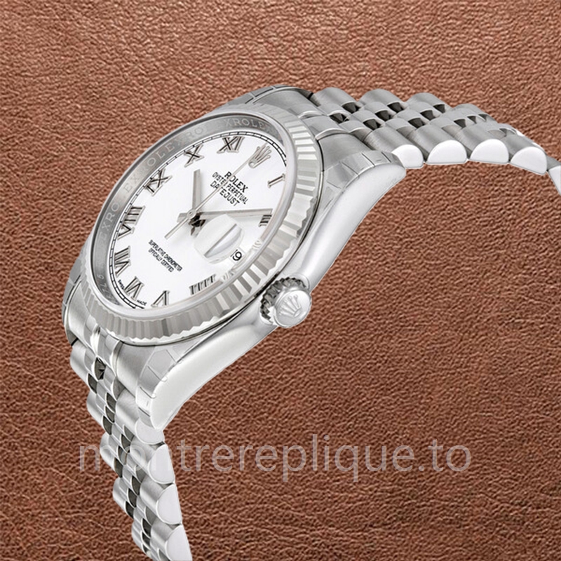 Rolex Datejust 116234WRJ Pour des hommes Cadran Blanc Automatique 36mm - Image 3