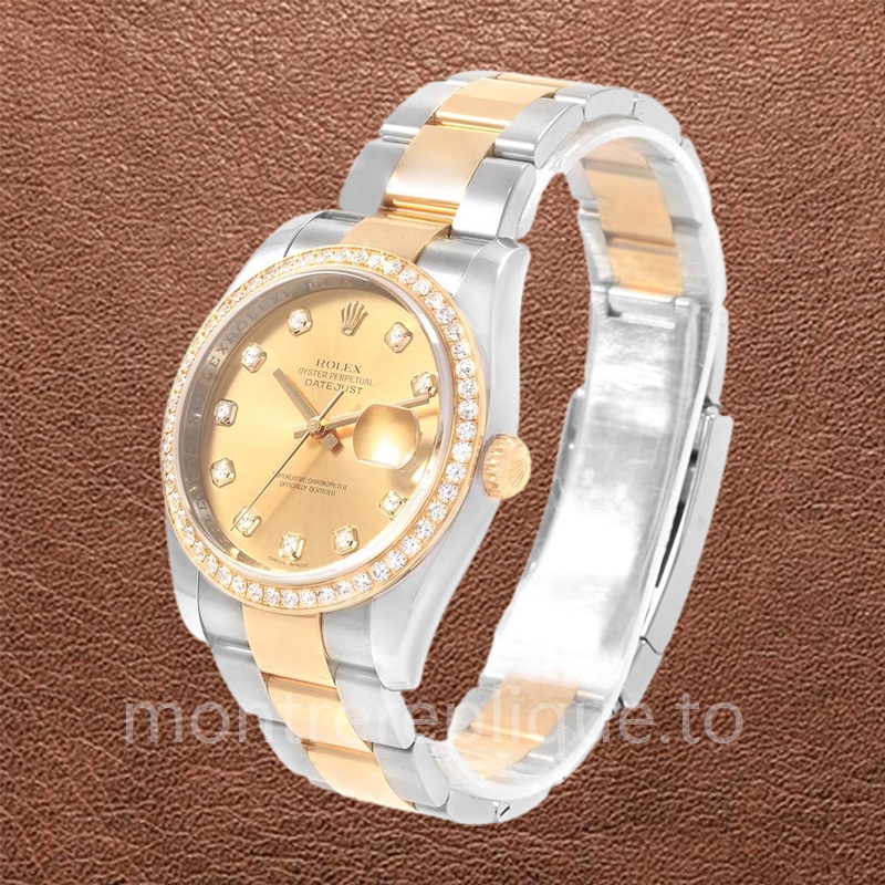 Rolex Datejust Pour des hommes 116243CDO Argenté Oysterlock - Image 3