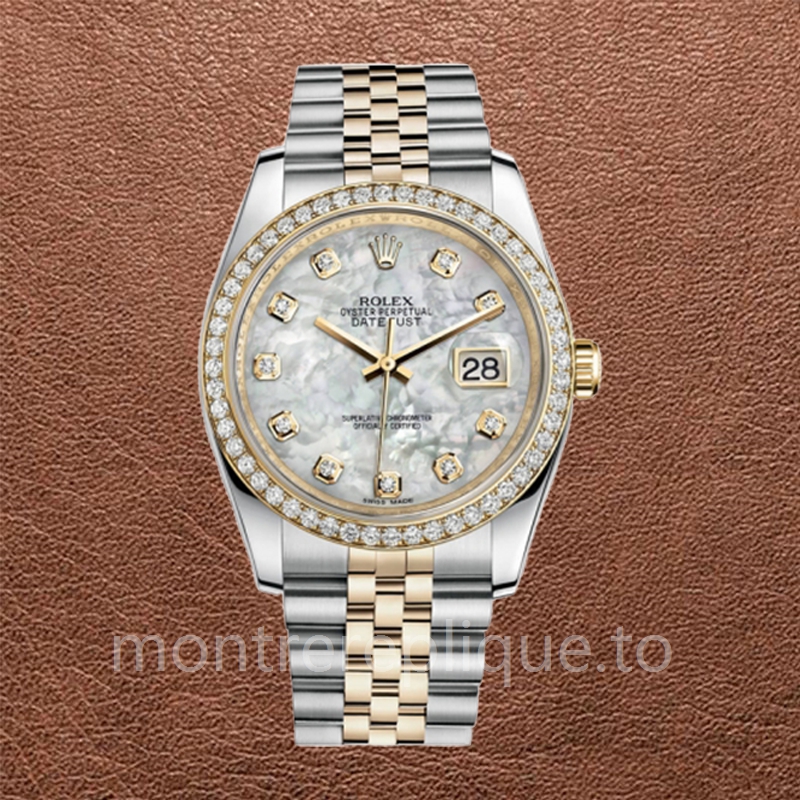 Rolex Datejust 116243MDJ Pour des hommes Nacre Argenté Automatique - Image 2