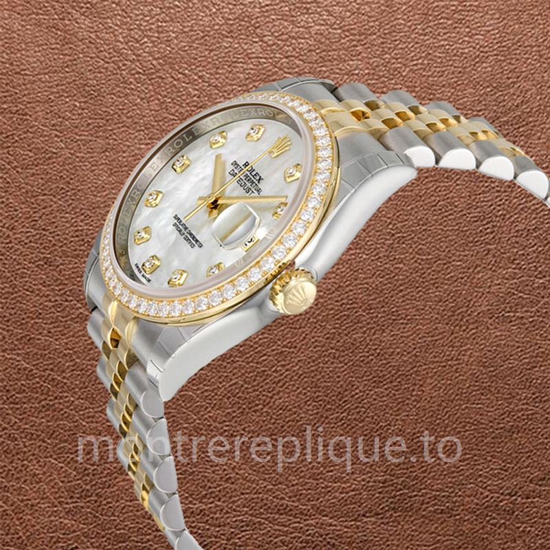 Rolex Datejust 116243MDJ Pour des hommes Nacre Argenté Automatique - Image 3
