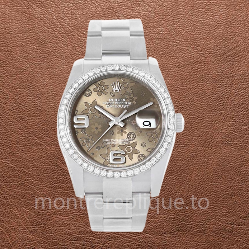 Rolex Datejust Pour des hommes 116244BFAO Argenté Oysterlock 36mm - Image 2