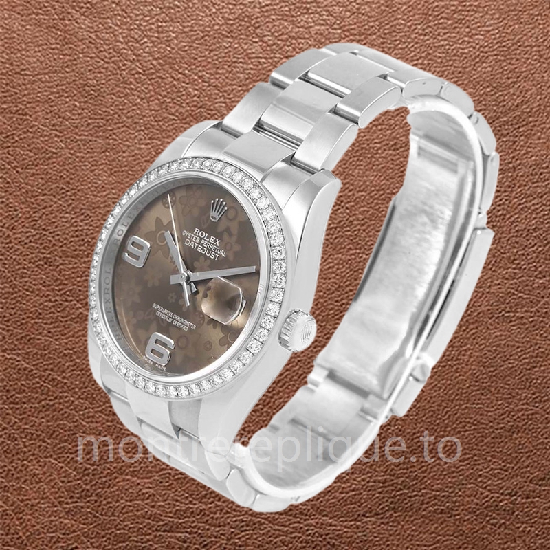 Rolex Datejust Pour des hommes 116244BFAO Argenté Oysterlock 36mm - Image 3
