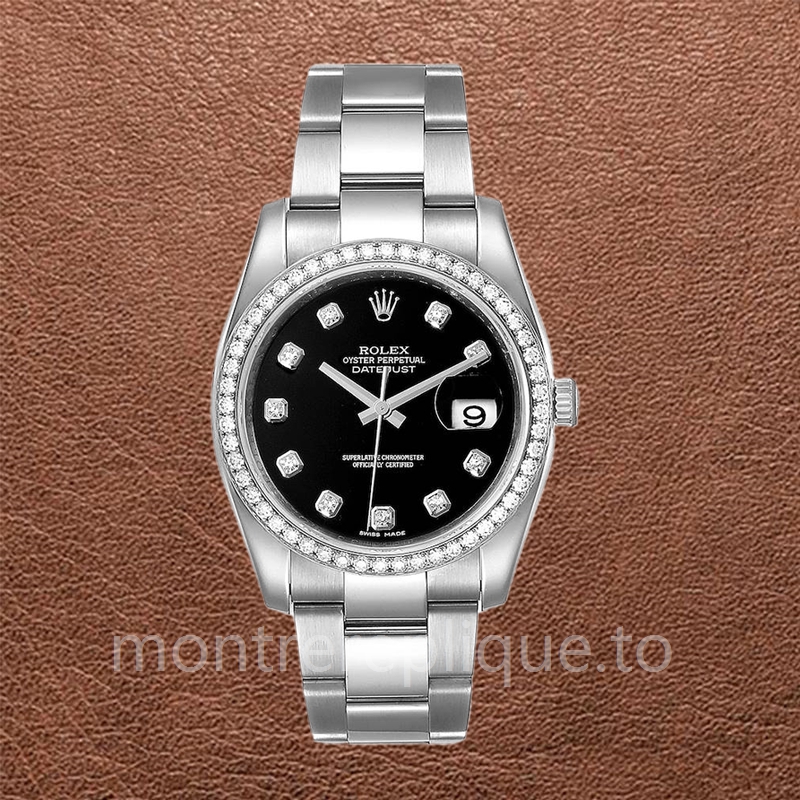 Rolex Datejust 116244BKDO Pour des hommes Cadran Noir Oysterlock - Image 2