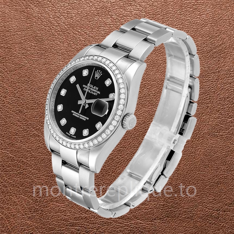 Rolex Datejust 116244BKDO Pour des hommes Cadran Noir Oysterlock - Image 3