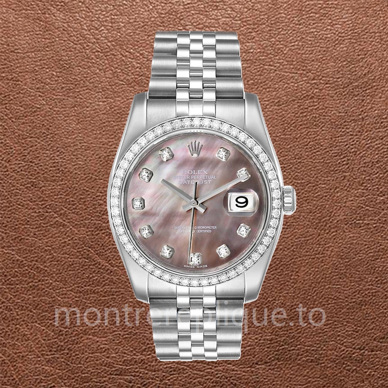 Rolex Datejust 116244BKMDJ Pour des hommes Argenté Automatique - Image 2