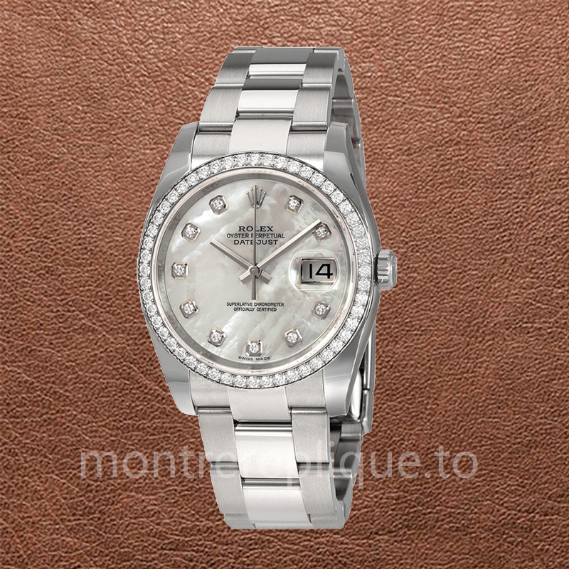 Rolex Datejust Pour des hommes 116244MDO Oysterlock 36mm Argenté - Image 2