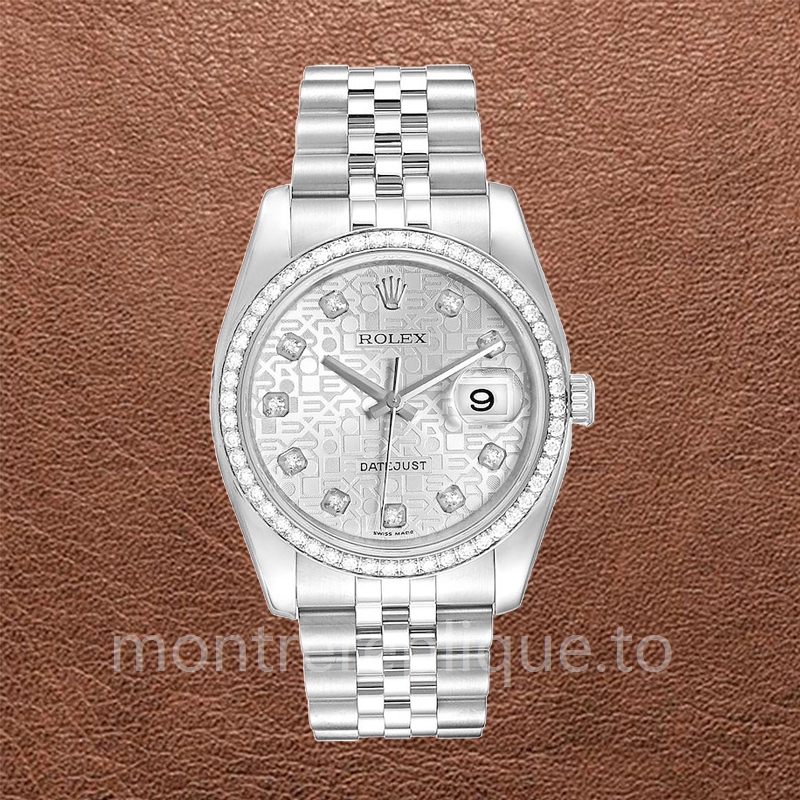 Rolex Datejust 116244SJDJ Pour des hommes 36mm Argenté - Image 2