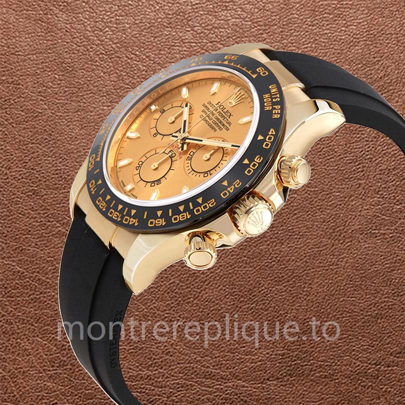 Rolex Daytona 116518CSR Pour des hommes 40mm Cadran Champagne élastique - Image 3