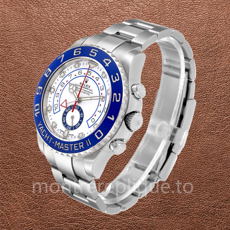 Rolex Yacht-Master Ii 116680-0002 Pour des hommes Argenté Automatique Cadran Blanc - Image 3