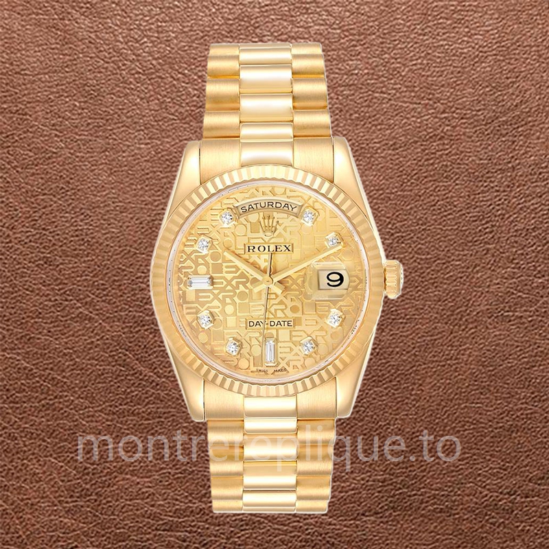 Rolex Day-Date 118238CJDP Pour des hommes Or jaune 36mm - Image 2