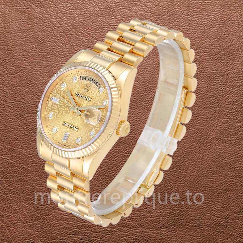 Rolex Day-Date 118238CJDP Pour des hommes Or jaune 36mm - Image 3