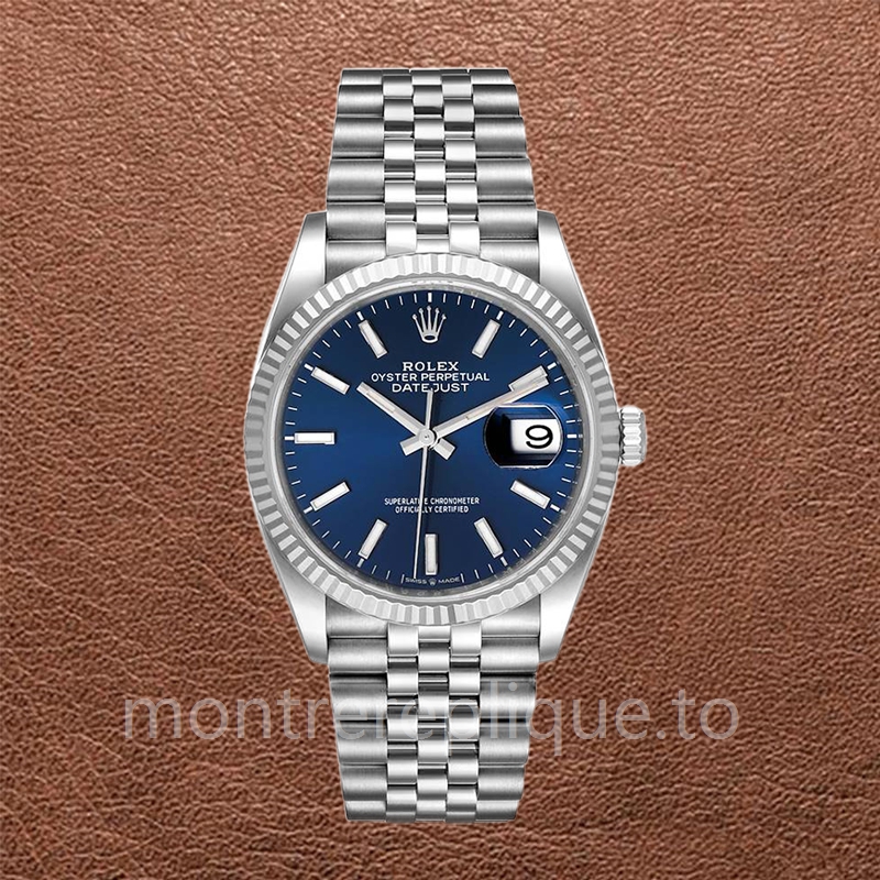 Rolex Datejust Pour des hommes 126234BLSJ Cadran bleu Bracelet - Image 2