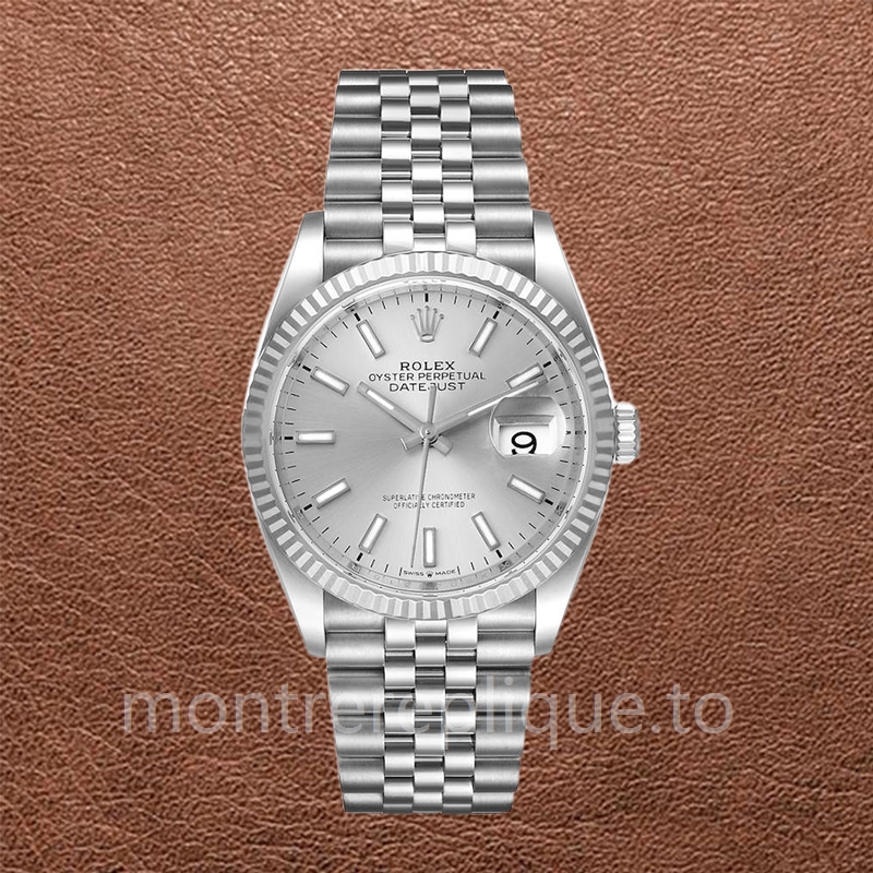 Rolex Datejust Pour des hommes 126234SSJ Cadran Argent 36mm - Image 2