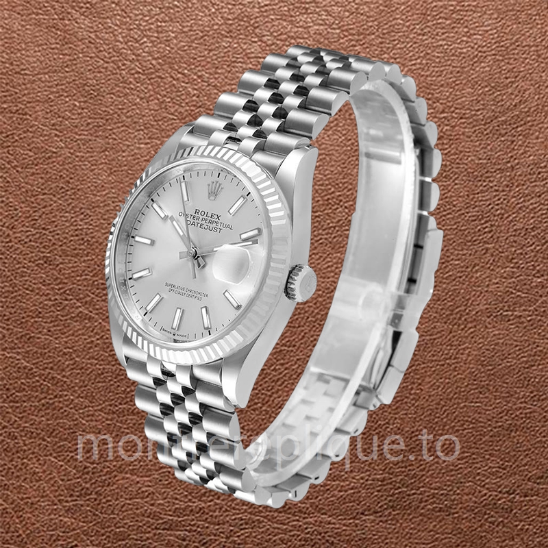 Rolex Datejust Pour des hommes 126234SSJ Cadran Argent 36mm - Image 3