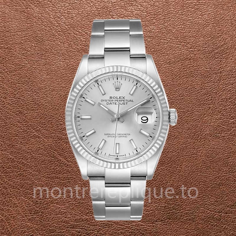 Rolex Datejust Pour des hommes 126234SSO Automatique Cadran Argent - Image 2