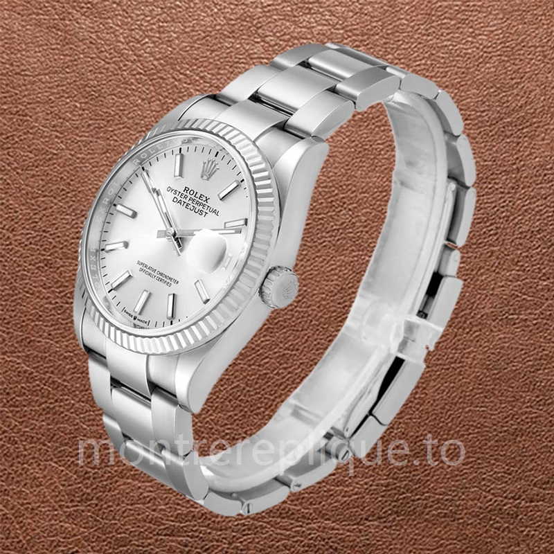 Rolex Datejust Pour des hommes 126234SSO Automatique Cadran Argent - Image 3