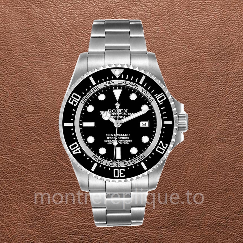 Rolex Sea-Dweller Deepsea 126660BKSO Pour des hommes Argenté Cadran Noir - Image 2