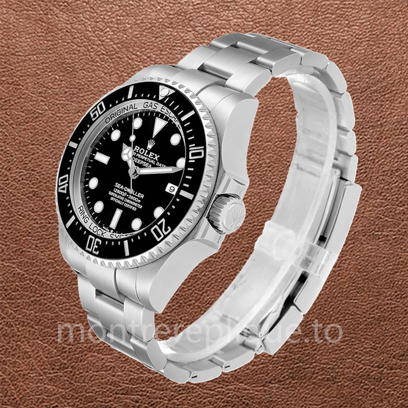 Rolex Sea-Dweller Deepsea 126660BKSO Pour des hommes Argenté Cadran Noir - Image 3