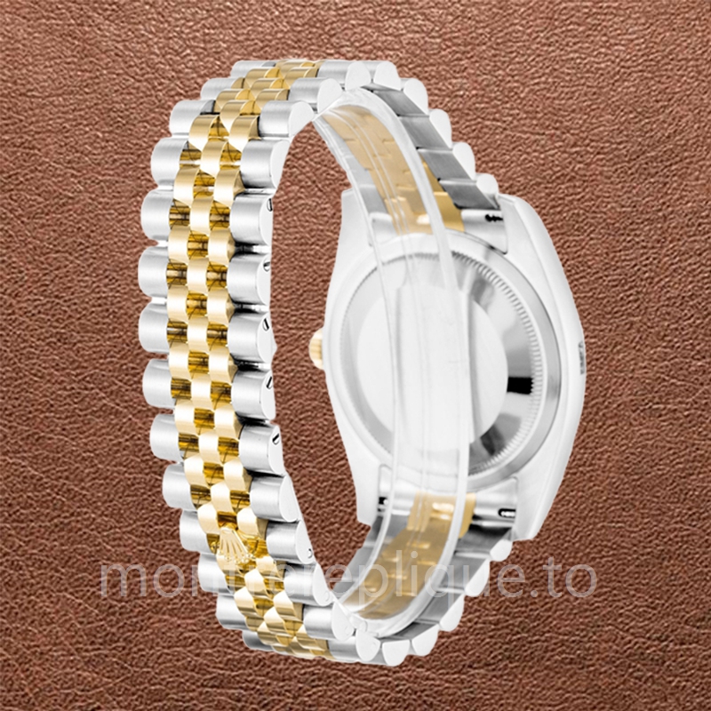Rolex Datejust 36 16233CSJ Pour des hommes Argenté Cadran Or 36mm - Image 4