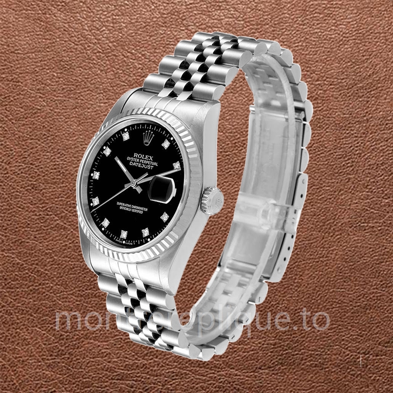 Rolex Datejust 16234BKDJ Pour des hommes 36mm Cadran Noir - Image 3