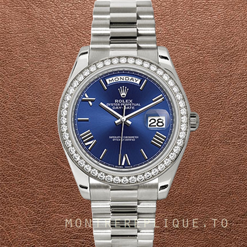 Rolex Day-Date Pour des hommes 228349BLRP 40mm Automatique Argenté - Image 2