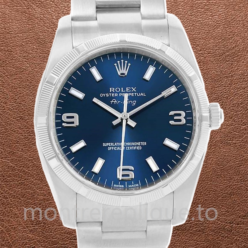 Rolex Air-king 114210BLSO 36mm Pour des hommes Automatique
