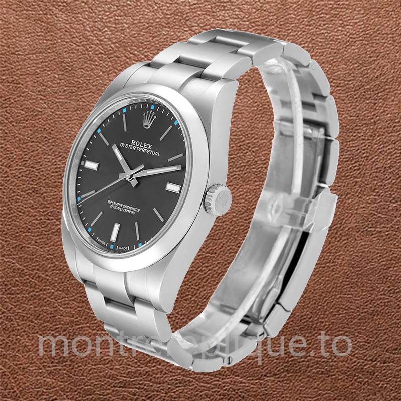 Rolex Oyster Perpetual m114300-0002 Unisexe 41mm Argenté Regardez - Image 3