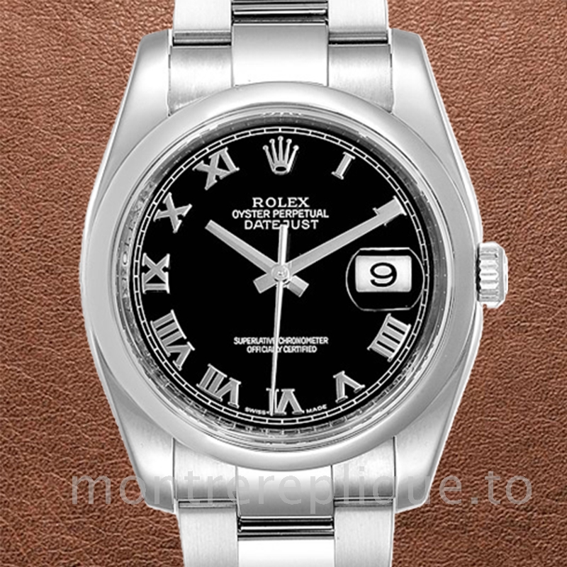 Rolex Datejust 116200BKRO Pour des hommes Oysterlock Automatique