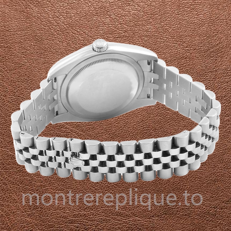 Rolex Datejust 36mm 116200BKSJ Pour des hommes Argenté Cadran noir - Image 4