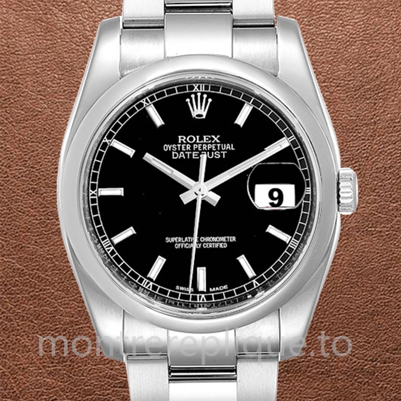 Rolex Datejust Pour des hommes 36mm 116200BKSO Automatique