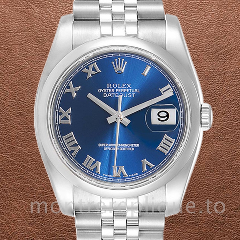 Rolex Datejust Pour des hommes 116200BLRJ 36mm Automatique