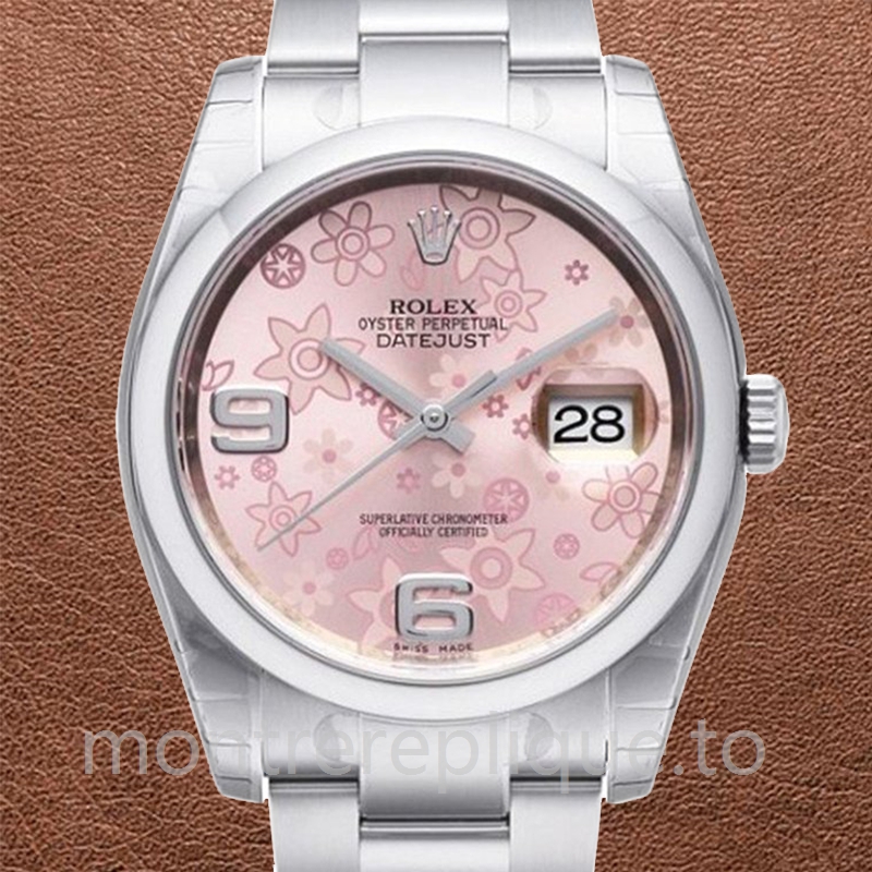 Rolex Datejust Pour des hommes 116200PFAO 36mm Argenté
