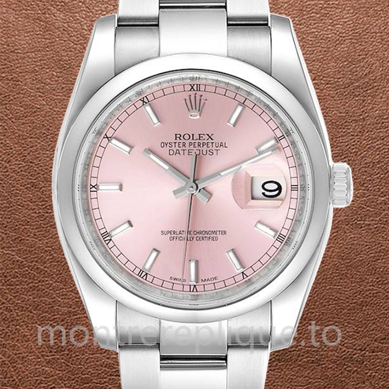 Rolex Datejust 116200PSO Pour des hommes 36mm Bracelet Huître