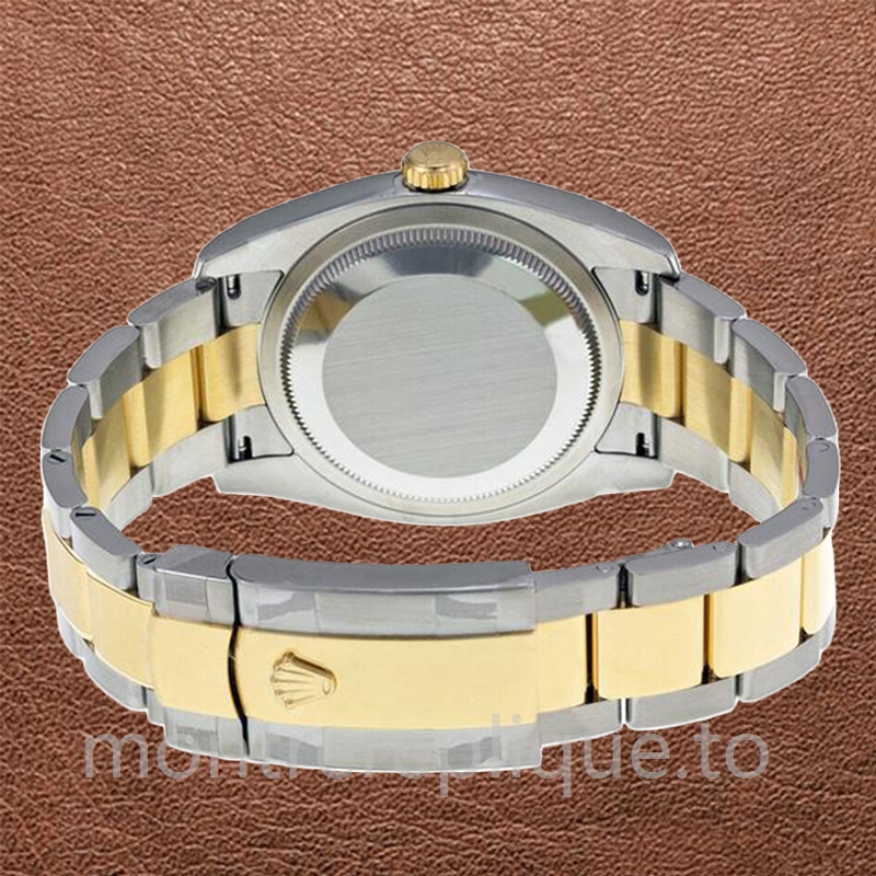 Rolex Datejust 36mm 116203BKMDO Pour des hommes Regardez Bracelet Huître - Image 4