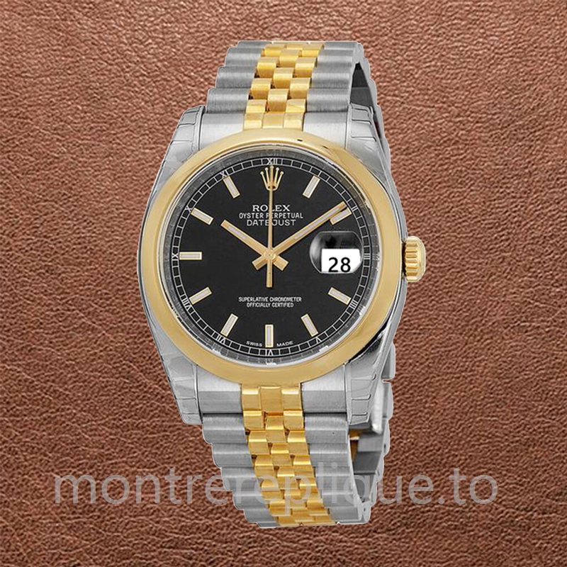 Rolex Datejust Pour des hommes 116203BKSJ 36mm Bracelet Jubilé - Image 2