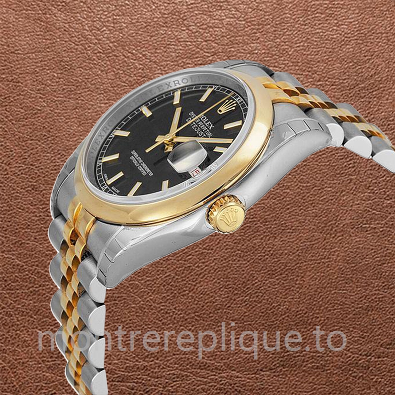 Rolex Datejust Pour des hommes 116203BKSJ 36mm Bracelet Jubilé - Image 3