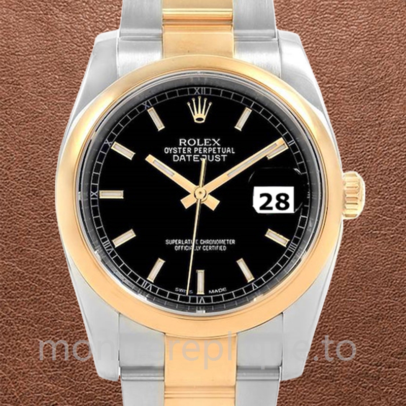 Rolex Datejust Pour des hommes 116203BKSO 36mm Argenté