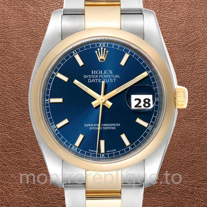 Rolex Datejust 36mm Pour des hommes 116203SDO Automatique Argenté