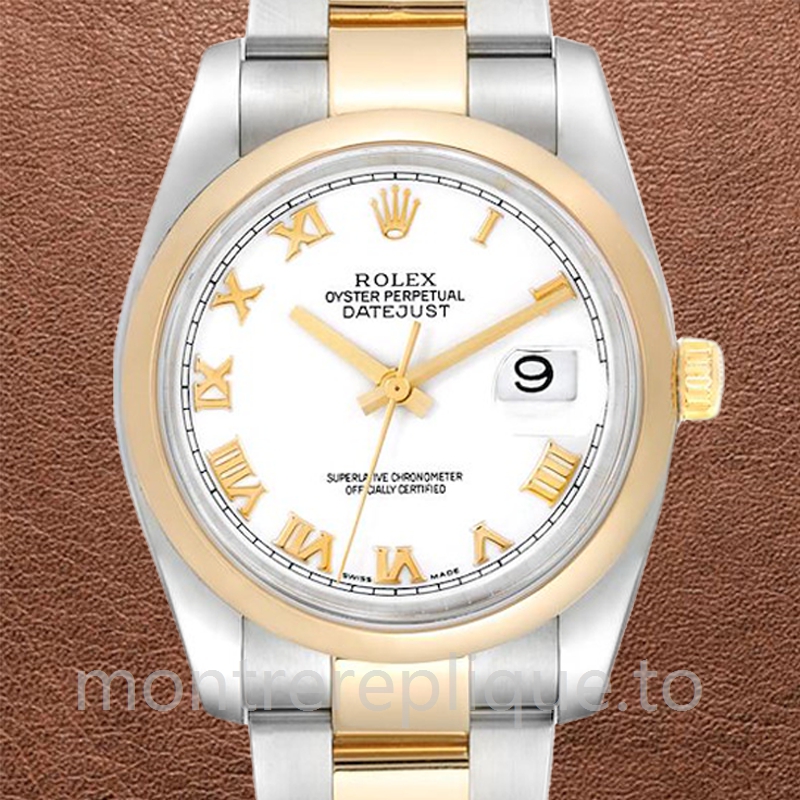 Rolex Datejust 116203-0135 36mm Pour des hommes Bracelet Huître