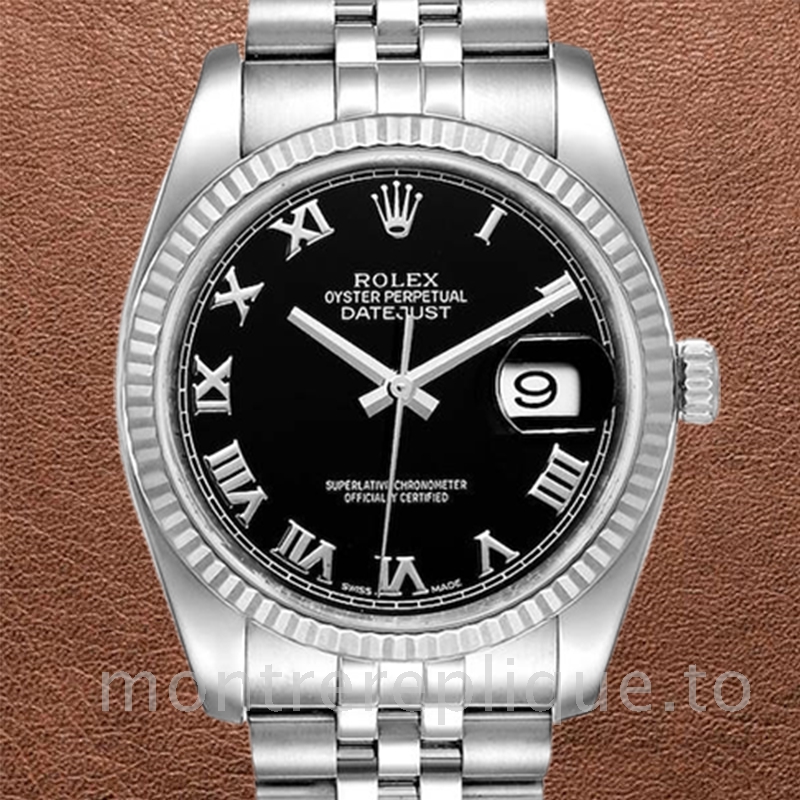 Rolex Datejust Pour des hommes 116234BKRJ Automatique Bracelet Argenté