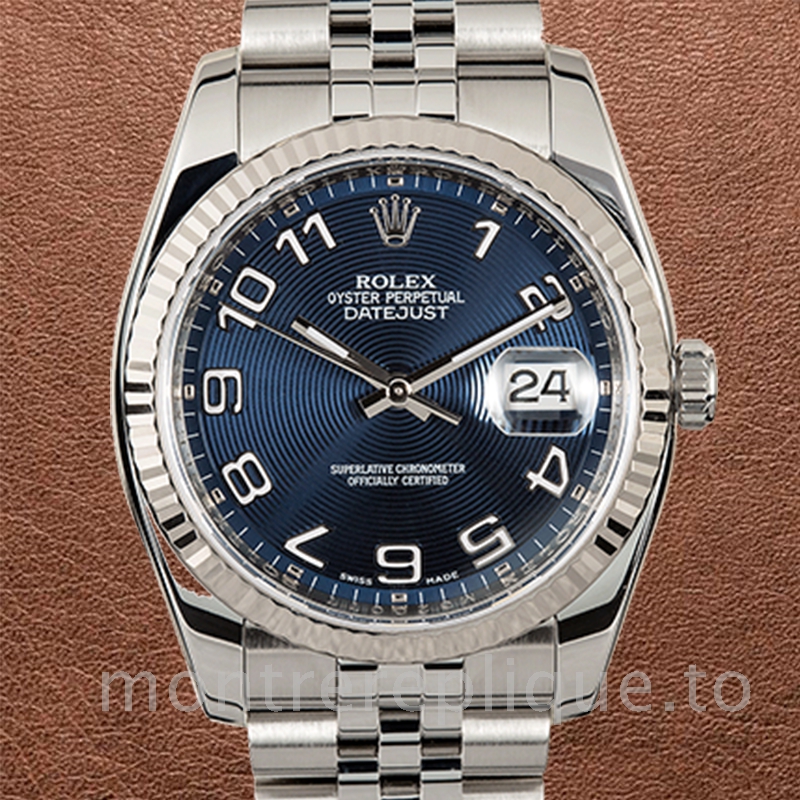 Rolex Datejust 116234BLCAJ Pour des hommes 36mm Bracelet Automatique