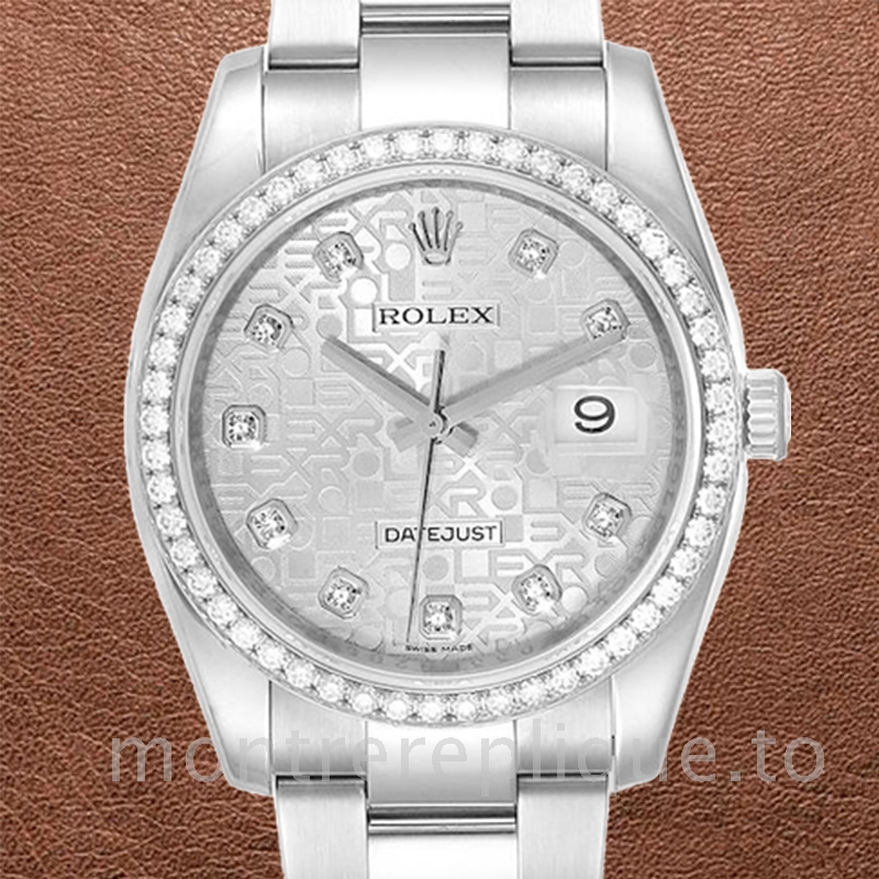 Rolex Datejust 116244SJDO Pour des hommes Automatique Oysterlock Argenté